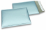 Enveloppes à bulles ECO métallisées mat colorées - bleu glacial 180 x 250 mm | PIT Packaging.be/fr | Paysdesenveloppes