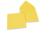 Enveloppes colorées pour cartes de voeux - jaune bouton d'or, 155 x 155 mm | PIT Packaging.be/fr | Paysdesenveloppes
