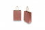 Sacs papier kraft avec anses rondes - rouge métallisé, 180 x 80 x 220 mm, 90 gr | PIT Packaging.be/fr | Paysdesenveloppes