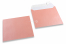 Babyroze gekleurde enveloppen parelmoer - 155 x 155 mm | PIT Packaging.be | Enveloppenland