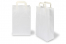 Sacs papier kraft avec anses plates - blanc, 220 x 105 x 360 mm | PIT Packaging.be/fr | Paysdesenveloppes
