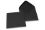 Enveloppes colorées pour cartes de voeux - noir, 155 x 155 mm | PIT Packaging.be/fr | Paysdesenveloppes