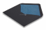 Gevoerde enveloppen zwart - blauw gevoerd | PIT Packaging.be | Enveloppenland