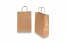 Papieren draagtassen gedraaide handgreep - brons, 220 x 100 x 310 mm, 90 gr | PIT Packaging.be | Enveloppenland