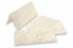 Marmer envelop (110 x 220 mm) en kaart (105 x 210 mm) - marmer bruin, zonder binnenvoering | PIT Packaging.be | Enveloppenland