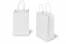 Papieren draagtassen gedraaide handgreep - wit, 140 x 80 x 210 mm, 90 gr | PIT Packaging.be | Enveloppenland