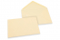 Wenskaart enveloppen gekleurd - ivoorwit, 133 x 184 mm | PIT Packaging.be | Enveloppenland