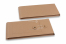 Enveloppen met Japanse sluiting - 110 x 220 x 25 mm, bruin | PIT Packaging.be | Enveloppenland