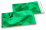 Enveloppes aluminium métallisées colorées - vert 114 x 229 mm | PIT Packaging.be/fr | Paysdesenveloppes