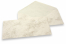 Marmer enveloppen - 110 x 220 mm, marmer bruin, zonder binnenvoering | PIT Packaging.be | Enveloppenland
