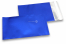 Donkerblauw gekleurde mat metallic folie enveloppen - 114 x 162 mm | PIT Packaging.be | Enveloppenland