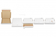 Boîte postale pliante extra-plate avec bande adhésive | PIT Packaging.be/fr | Paysdesenveloppes