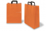Sacs papier kraft avec anses plates - orange, 320 x 140 x 420 mm | PIT Packaging.be/fr | Paysdesenveloppes