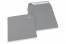 Enveloppes papier colorées - Gris, 160 x 160 mm | PIT Packaging.be/fr | Paysdesenveloppes