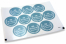 Sluitzegels communie - mi primera comunión blauw met witte krans | PIT Packaging.be | Enveloppenland