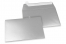 114 x 162 mm -  Zilver metallic gekleurde papieren enveloppen | PIT Packaging.be | Enveloppenland