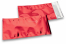 Rood gekleurde metallic folie enveloppen - 114 x 229 mm | PIT Packaging.be | Enveloppenland