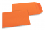 Pochettes en papier kraft couleur - Orange, 85 x 125 mm | PIT Packaging.be/fr | Paysdesenveloppes
