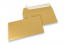 Enveloppes papier colorées - Or métallisé, 114 x 162 mm | PIT Packaging.be/fr | Paysdesenveloppes
