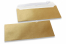 Goud gekleurde enveloppen parelmoer - 110 x 220 mm | PIT Packaging.be | Enveloppenland
