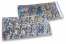 Enveloppes aluminium métallisées colorées - argent holographique  114 x 229 mm | PIT Packaging.be/fr | Paysdesenveloppes