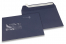 Donker blauw, vensterenveloppen gekleurd, 162 x 229 mm (A5), venster links, vensterformaat 45 x 90 mm, vensterpositie 20 mm van links / 60 mm van onder, stripsluiting, 120 grams gekleurd papier | PIT Packaging.be | Enveloppenland