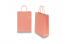 Sacs papier kraft avec anses rondes - rose saumon, 220 x 100 x 310 mm, 90 gr | PIT Packaging.be/fr | Paysdesenveloppes