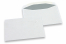 Witte papieren enveloppen, 114 x 162 mm (C6), 80 grams, gegomde sluiting, gewicht per stuk ca. 3 gr. | PIT Packaging.be | Enveloppenland