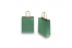 Papieren draagtassen gedraaide handgreep - metallic donkergroen, 180 x 80 x 220 mm, 90 gr | PIT Packaging.be | Enveloppenland