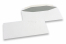Witte papieren enveloppen, 110 x 220 mm (DL), 80 grams, gegomd, gewicht per stuk ca. 4 gr. | PIT Packaging.be | Enveloppenland
