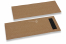 Bestekzakjes bruin zonder bestek insnede + zwart servet | PIT Packaging.be | Enveloppenland