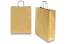 Sacs papier kraft avec anses rondes - or, 320 x 120 x 410 mm, 100 gr | PIT Packaging.be/fr | Paysdesenveloppes