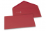 Wenskaart enveloppen gekleurd - donkerrood, 110 x 220 mm | PIT Packaging.be | Enveloppenland