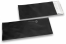 Zwart gekleurde mat metallic folie enveloppen - 110 x 220 mm | PIT Packaging.be | Enveloppenland