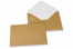 Wenskaart enveloppen gekleurd - goud, 114 x 162 mm | PIT Packaging.be | Enveloppenland