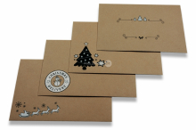Enveloppes recyclées de Noël | PIT Packaging.be/fr | Paysdesenveloppes