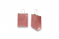 Papieren draagtassen gedraaide handgreep - metallic roze, 180 x 80 x 220 mm, 90 gr | PIT Packaging.be | Enveloppenland