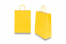 Sacs papier kraft avec anses rondes - jaune, 260 x 120 x 350 mm, 90 gr | PIT Packaging.be/fr | Paysdesenveloppes