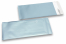 IJsblauw gekleurde mat metallic folie enveloppen - 110 x 220 mm | PIT Packaging.be | Enveloppenland