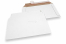 Golfkartonnen enveloppen wit - 245 x 345 mm | PIT Packaging.be | Enveloppenland