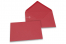 Enveloppes colorées pour cartes de voeux - rouge, 114 x 162 mm | PIT Packaging.be/fr | Paysdesenveloppes