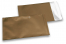 Goud gekleurde mat metallic folie enveloppen - 114 x 162 mm | PIT Packaging.be | Enveloppenland