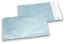 IJsblauw gekleurde mat metallic folie enveloppen - 114 x 162 mm | PIT Packaging.be | Enveloppenland