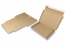 Postdozen met bovenklep en stripsluiting - 310 x 220 x 25 mm (A4), bruin | PIT Packaging.be | Enveloppenland