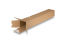 Verzendkokers vierkant met plakstrip - 610 x 105 x 105 mm | PIT Packaging.be | Enveloppenland