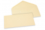 Wenskaart enveloppen gekleurd - ivoorwit, 110 x 220 mm | PIT Packaging.be | Enveloppenland