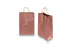 Papieren draagtassen gedraaide handgreep - metallic rood, 220 x 100 x 310 mm, 90 gr | PIT Packaging.be | Enveloppenland