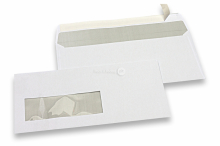 Vensterenveloppen laserprinter, 110 x 220 mm (DL), venster links, venster (40 x 110 mm) positie 15 mm van links en 20 mm van onder. | PIT Packaging.be | Enveloppenland