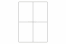Etiketten voor laserprinters (wit) - 4 stuks per vel | PIT Packaging.be | Enveloppenland