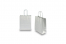 Sacs papier kraft avec anses rondes - argent, 180 x 80 x 220 mm, 90 gr | PIT Packaging.be/fr | Paysdesenveloppes